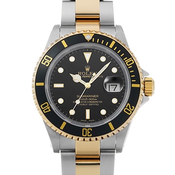 ロレックス サブマリーナ デイト 16613 ブラック メンズ 時計 【中古】【wristwatch】