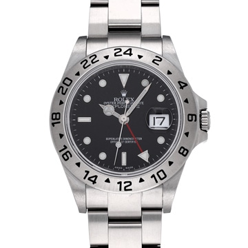 ロレックス エクスプローラーII 16570 ブラック メンズ 時計 【中古】【wristwatch】