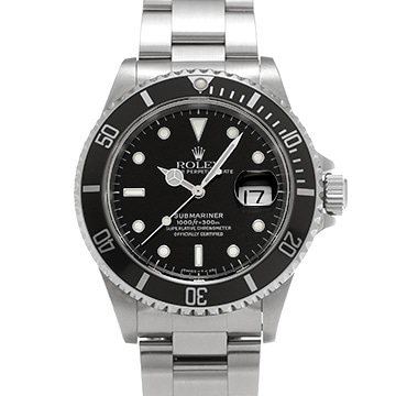ロレックス サブマリーナ デイト 16610 ブラック メンズ 時計 【中古】【wristwatch】