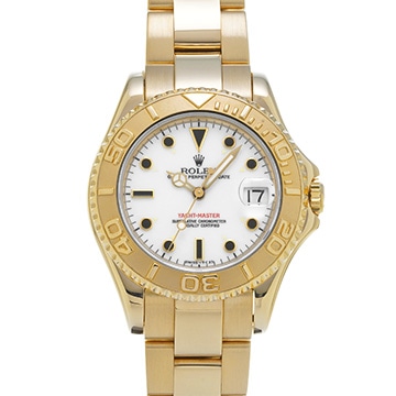 ロレックス ヨットマスター 34 68628 ホワイト ユニセックス 時計 【中古】【wristwatch】