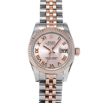 ロレックス デイトジャスト 179171 ピンク/ダイヤモンド レディース 時計 【中古】【wristwatch】