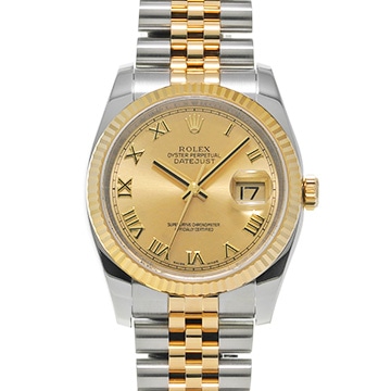ロレックス デイトジャスト 116233 シャンパン メンズ 時計 【中古】【wristwatch】