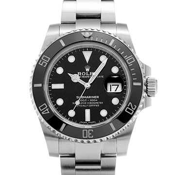 ロレックス サブマリーナ デイト 116610LN ブラック メンズ 時計 【中古】【wristwatch】