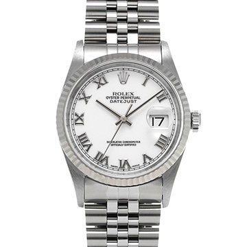 ロレックス デイトジャスト 16234 ホワイト メンズ 時計 【中古】【wristwatch】