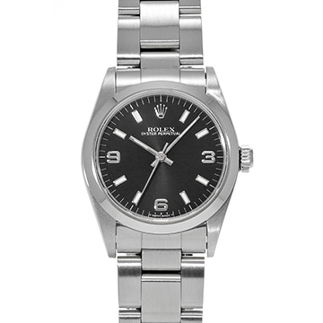 ロレックス オイスターパーペチュアル 67480 ブラック ユニセックス 時計 【中古】【wristwatch】