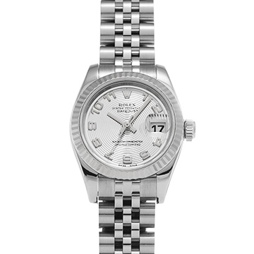 ロレックス デイトジャスト 26 179174 ホワイト レディース 時計 【中古】【wristwatch】