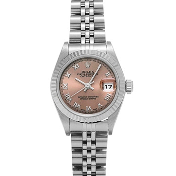 ロレックス デイトジャスト 79174 ピンク レディース 時計 【中古】【wristwatch】