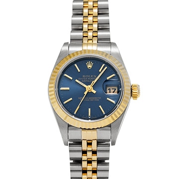 ロレックス デイトジャスト 79173 ブルー レディース 時計 【中古】【wristwatch】
