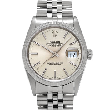ロレックス デイトジャスト 16220 シルバー メンズ 時計 【中古】【wristwatch】
