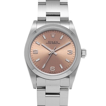 ロレックス オイスターパーペチュアル 77080 ピンク ユニセックス 時計 【中古】【wristwatch】