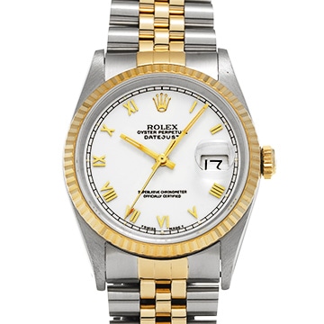 ロレックス デイトジャスト 16233 ホワイト メンズ 時計 【中古】【wristwatch】
