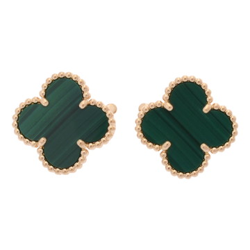 ヴァン クリーフ&アーペル ヴィンテージアルハンブラ ピアス ゴールド VCARO3QL00 K18イエローゴールド YG レディース ジュエリー 【中古】【jewelry】