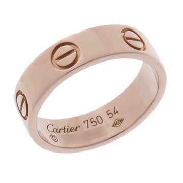 カルティエ ラブリング #54 ゴールド K18ピンクゴールド PG レディース ジュエリー 【中古】【jewelry】