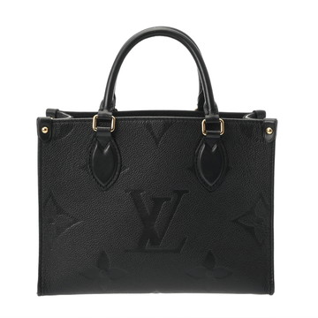 ルイ ヴィトン モノグラムジャイアントアンプラント オンザゴー PM 2WAY ノワール M45653 レザー レディース バッグ 【中古】【bag】