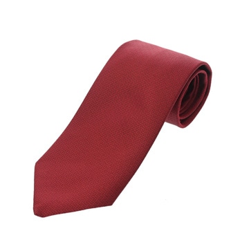 エルメス シルクタイ 7cm スプレッドH ボルドー シルク100% メンズ 【中古】【other】