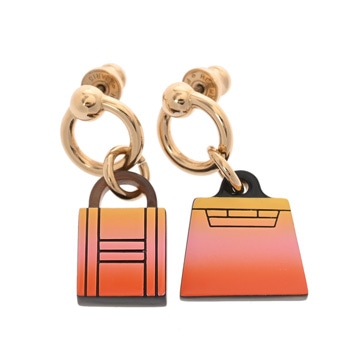 エルメス アミュレット マロキニエ フュージョン  マルチカラー バッファローホーン/ゴールド金具 ユニセックス ジュエリー 【中古】【jewelry】