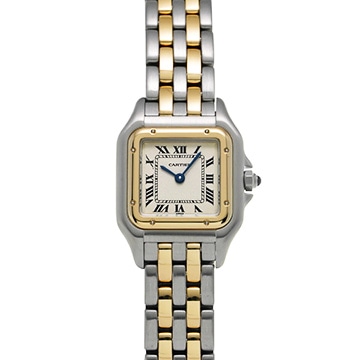 カルティエ パンテール SM W25029B6 シルバー レディース 時計 【中古】【wristwatch】