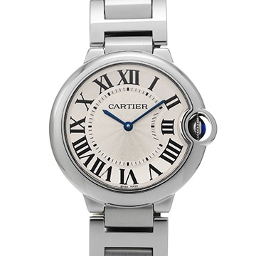 カルティエ バロンブルー ドゥ カルティエ 36mm W69011Z4 シルバー ユニセックス 時計 【中古】【wristwatch】