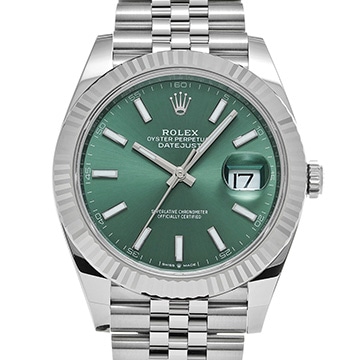 ロレックス デイトジャスト 41 126334 ミントグリーン メンズ 時計 【新品】【wristwatch】