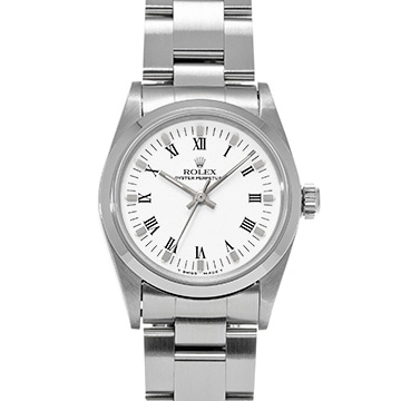 ロレックス オイスターパーペチュアル 67480 ホワイト ユニセックス 時計 【中古】【wristwatch】