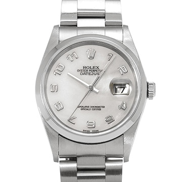 ロレックス デイトジャスト 16200 シェル メンズ 時計 【中古】【wristwatch】