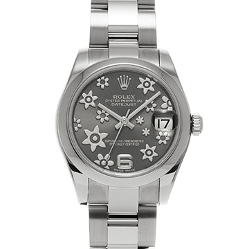 ロレックス デイトジャスト 178240 シルバーフラワー ユニセックス 時計 【中古】【wristwatch】
