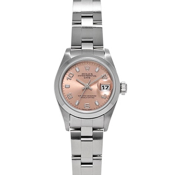 ロレックス オイスターパーペチュアル デイト 79160 ピンク レディース 時計 【中古】【wristwatch】