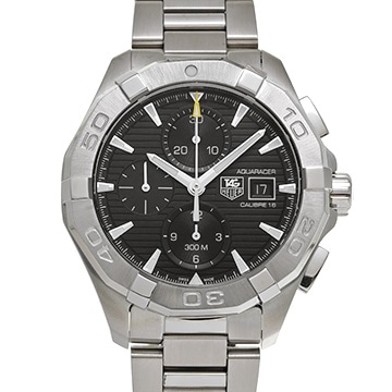 タグ ホイヤー アクアレーサー キャリバー16 クロノグラフ CAY2110.BA0925 ブラック メンズ 時計 【中古】【wristwatch】