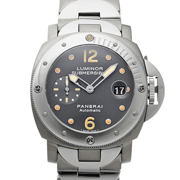 パネライ ルミノール サブマーシブル PAM00170 グレー メンズ 時計 【中古】【wristwatch】