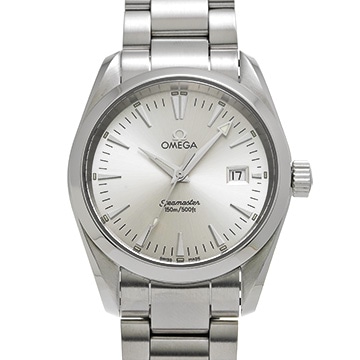 オメガ シーマスター アクアテラ クォーツ 2518.30 シルバー メンズ 時計 【中古】【wristwatch】