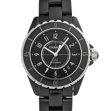 シャネル J12 38MM H0685 ブラックラッカー メンズ 時計 【中古】【wristwatch】