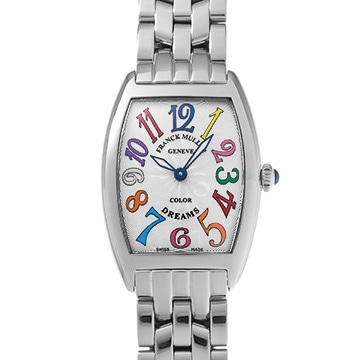 フランクミュラー トノウカーベックス カラードリーム 1752QZ COL DRM シルバー レディース 時計 【中古】【wristwatch】