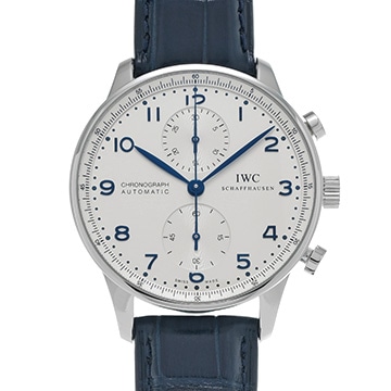 IWC ポルトギーゼ クロノグラフ IW371446 シルバー メンズ 時計 【中古】【wristwatch】