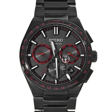 セイコー アストロン SBXC137 ブラック メンズ 時計 【中古】【wristwatch】