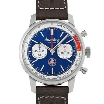 ブライトリング トップタイム B01 シェルビー コブラ AB01763A1C1X1 ブルー/ホワイト メンズ 時計 【中古】【wristwatch】