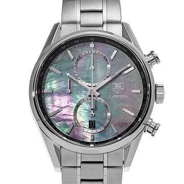 タグ ホイヤー カレラ キャリバー1887 クロノグラフ CAR211D.BA0724 ブラックシェル メンズ 時計 【中古】【wristwatch】