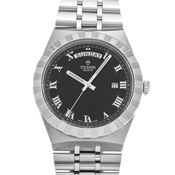 チューダー / チュードル ロイヤル 28600 ブラック メンズ 時計 【中古】【wristwatch】
