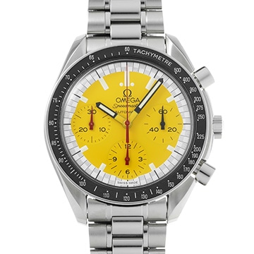 オメガ スピードマスター レーシング ミハエル・シューマッハ 3510.12 イエロー メンズ 時計 【中古】【wristwatch】