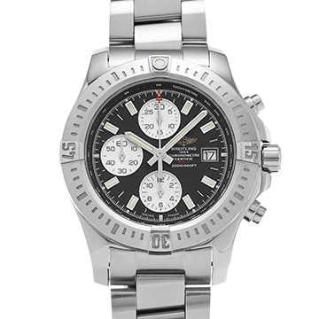 ブライトリング コルト クロノグラフ オートマチック A1338811/BD83 ブラック/シルバー メンズ 時計 【中古】【wristwatch】