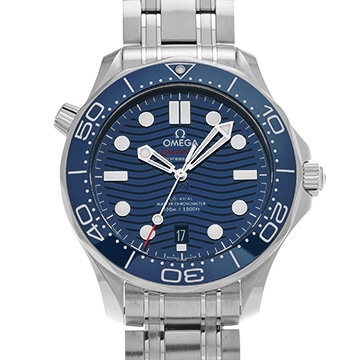 オメガ シーマスター ダイバー300 コーアクシャル マスタークロノメーター 210.30.42.20.03.001 ブルー メンズ 時計 【中古】【wristwatch】
