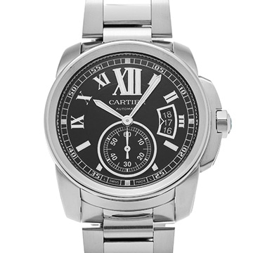 カルティエ カリブル ドゥ カルティエ W7100016 ブラック メンズ 時計 【中古】【wristwatch】