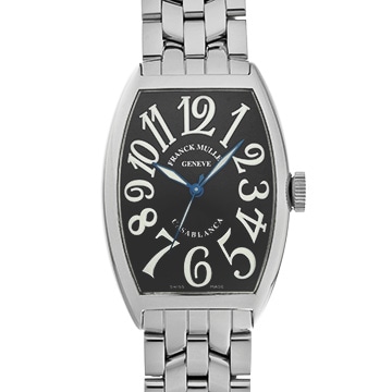 フランクミュラー トノウカーベックス カサブランカ 5850CASA ブラック メンズ 時計 【中古】【wristwatch】