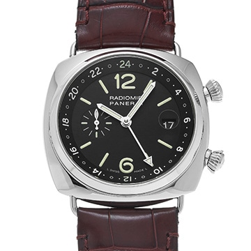 パネライ ラジオミール GMT PAM00184 ブラック メンズ 時計 【中古】【wristwatch】