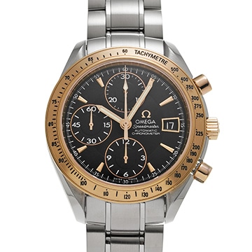 オメガ スピードマスター デイト 323.21.40.40.01.001 ブラック メンズ 時計 【中古】【wristwatch】