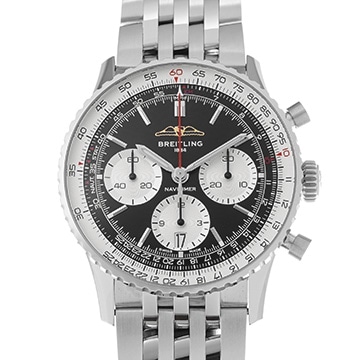 ブライトリング ナビタイマー1 B01 クロノグラフ 41 AB0139211B1A1 ブラック/シルバー メンズ 時計 【中古】【wristwatch】