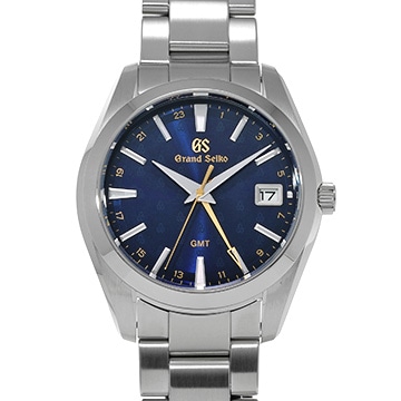 グランドセイコー ヘリテージコレクション クォーツ GMT クォーツウォッチ 50th SBGN009 ブルー メンズ 時計 【中古】【wristwatch】