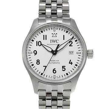 IWC パイロットウォッチ マークXX IW328208 シルバー メンズ 時計 【中古】【wristwatch】
