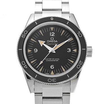 オメガ シーマスター 300 マスターコーアクシャル 233.30.41.21.01.001 ブラック メンズ 時計 【中古】【wristwatch】