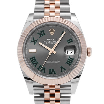 ロレックス デイトジャスト 41 126331 スレートグレー メンズ 時計 【中古】【wristwatch】