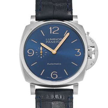 パネライ ルミノール ドゥエ 3デイズ チタニオ PAM00729 ブルー ユニセックス 時計 【中古】【wristwatch】